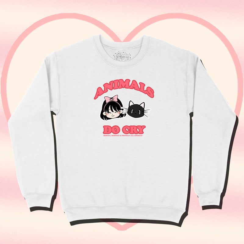 Load image into Gallery viewer, Unisex | Animals Do Cry Logo | Crewneck
