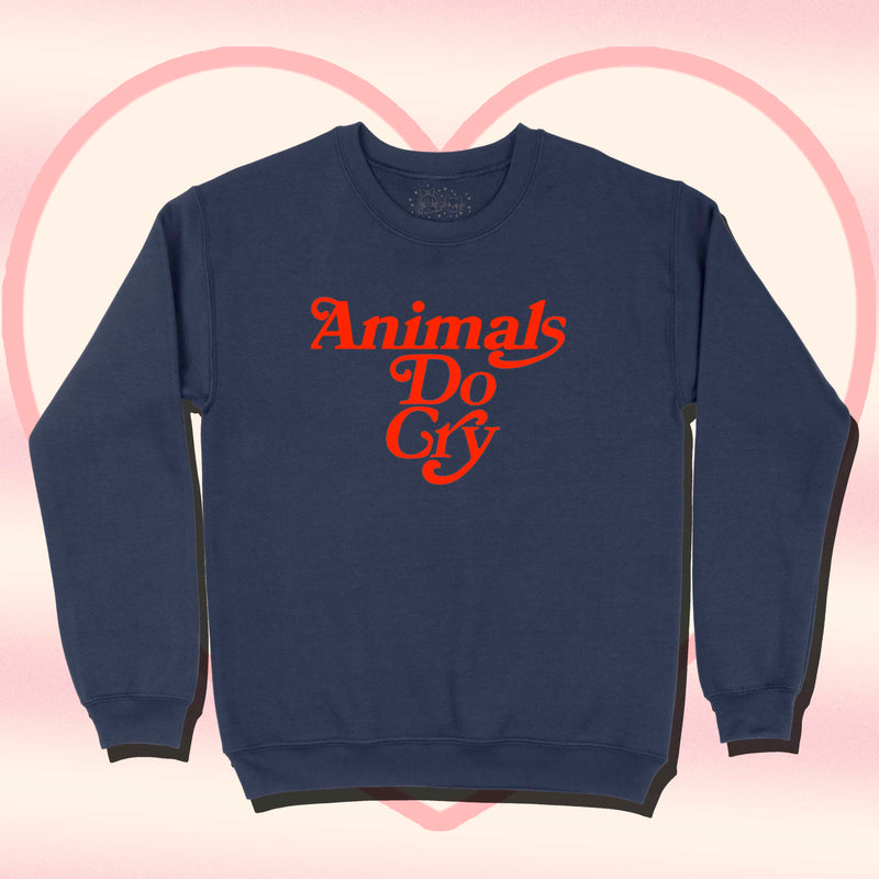 Load image into Gallery viewer, Unisex | Animals Do Cry (GDC Font) | Crewneck
